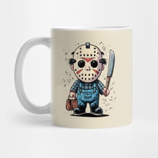 cute mad jason chibi Mug